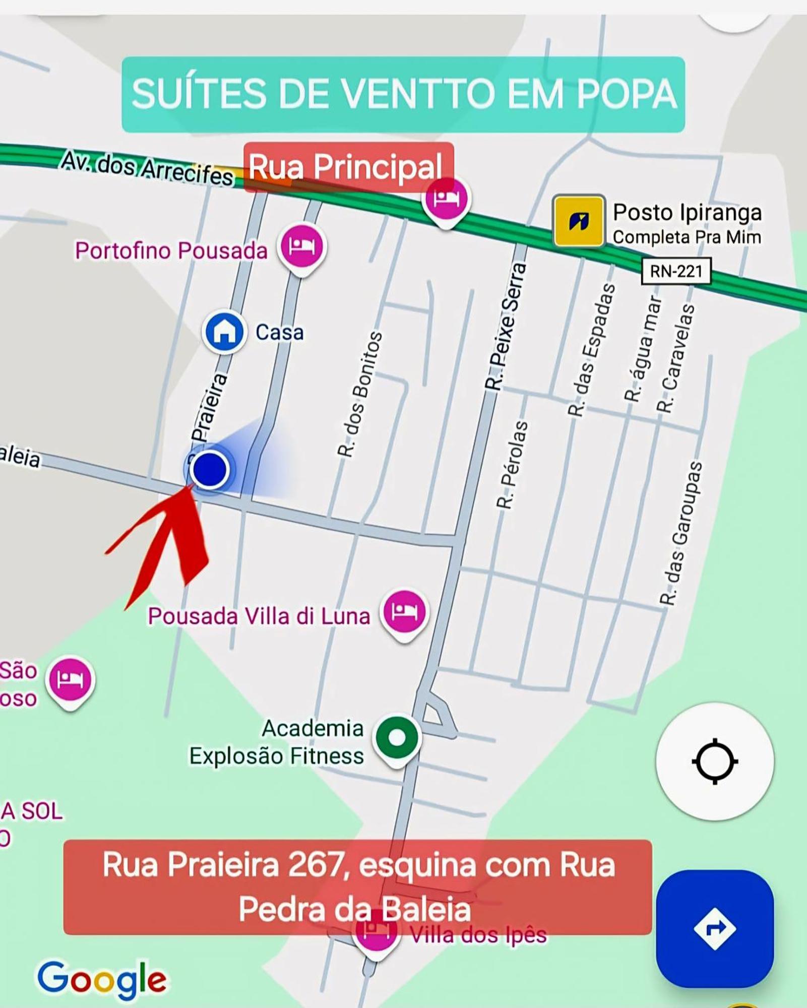 Suites De Ventto Em Popa - Sao Miguel Do Gostso 상 미구엘 도 고스토조 외부 사진
